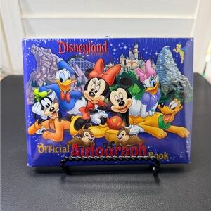 NIP Disneyland Blue Official Autograph Book
